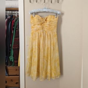 Y2K Laundry Silk Ruffled Dress Sleeveless Size 2